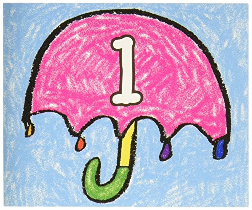 Carson Dellosa Umbrellas Kid-Drawn Calendar Cover-Up (5426)