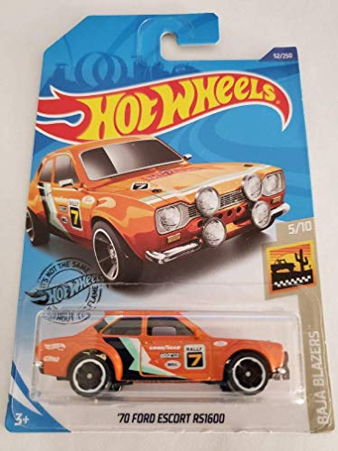 Hot Wheels 2020 Baja Blazers '70 Ford Escort RS1600, Orange 52/250 Hot Wheels 2020 Baja Blazers '70 Ford Escort RS1600, Orange 52/250