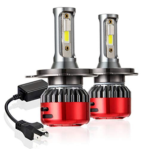 Kairiyard H4 Led Headlight Bulbs 6000K Cool White 55W 9000LM Extremely Bright DOB Chips Bi-Xenon 9003 HB2 Fog Light Bulb High/Low Beam 360 Rotation Bi Kairiyard H4 Led Headlight Bulbs 6000K Cool White 55W 9000LM Extremely Bright DOB Chips Bi-Xenon 9003 HB2 Fog Light Bulb High/Low Beam 360 Rotation Bi
