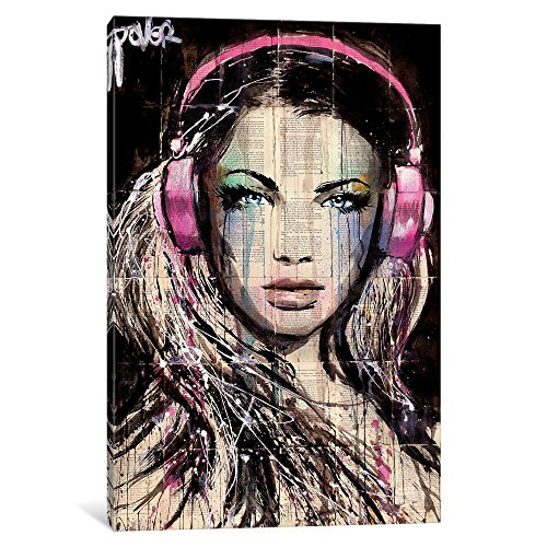 iCanvasART iCanvas DJ Gallery Wrapped Canvas Art Print by Loui Jover, 12" x 8"