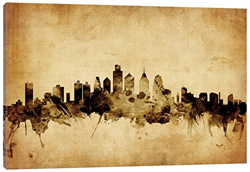 iCanvasART Philadelphia, Pennsylvania, USA Canvas Print, 18" x 12"