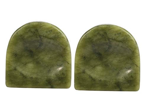 rockcloud Worry Stone,Thumb Palm Stones for Anxiety, Healing Crystal, Semicircle, Green Jade rockcloud Worry Stone,Thumb Palm Stones for Anxiety, Healing Crystal, Semicircle, Green Jade