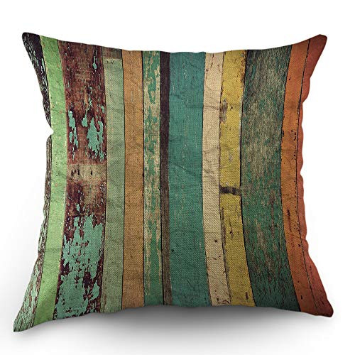 Moslion Wood Pillows Striped Throw Pillow Cover Vintage Plank Wooden Stripe Pillow Case 18x18 Inch Accent Pillow Cotton Linen Square Cushion Decorativ Moslion Wood Pillows Striped Throw Pillow Cover Vintage Plank Wooden Stripe Pillow Case 18x18 Inch Accent Pillow Cotton Linen Square Cushion Decorativ