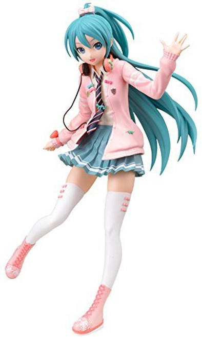 Sega Project Diva Arcade Future Tone Hatsune Miku Super Premium Action Figure Ribbon Girl, 9" Sega Project Diva Arcade Future Tone Hatsune Miku Super Premium Action Figure Ribbon Girl, 9"
