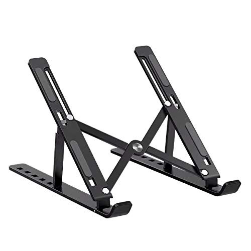 Laptop Stand, Timewall Adjustable Laptop Tablet Stand Aluminum Computer Holder Portable Foldable Desktop Mount Riser for MacBook iPad Pro Air, HP, DEL