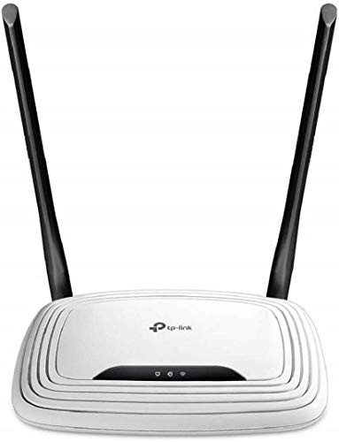 TP-Link N300 Wireless Extender, Wi-Fi Router - 2 x 5dBi High Power Antennas, Supports Access Point, WISP, Up to 300Mbps (TL-WR841N), White