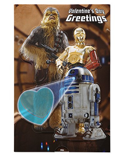 American Greetings Star Wars Valentine's Day Card with Sound
