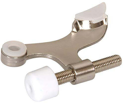 Hillman Hardware Essentials 852355 Hinge Pin Door Stops Solid and Hollow Doors Satin Nickel