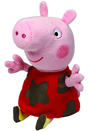 Ty Beanie Babies PeppaPig - muddy Peppa