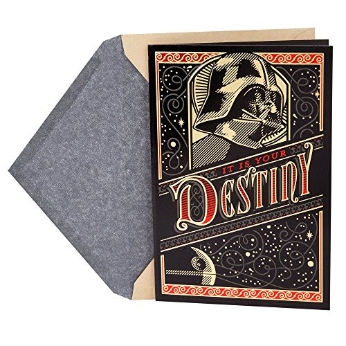 Hallmark Star Wars Father's Day Card (Darth Vader, The Force is Strong with You) Hallmark Star Wars Father's Day Card (Darth Vader, The Force is Strong with You)