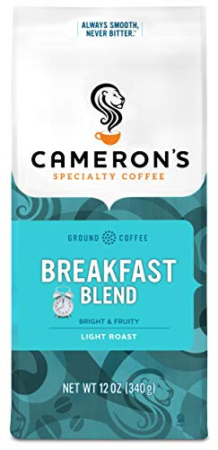 Cameron's Coffee Roasted Ground Coffee Bag, Breakfast Blend, 12 Ounce