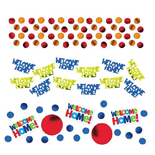 Amscan Welcome Home Value Pack Confetti Mixes, 1.2 oz, Multicolored