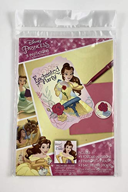 Postcard Invitations | Disney© Beauty and The Beast Collection | Party Accessory Postcard Invitations | Disney© Beauty and The Beast Collection | Party Accessory