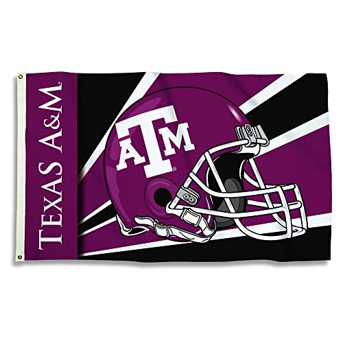NCAA Texas A&M Aggies 3-by-5 Foot Flag with Grommets - Helmet Design