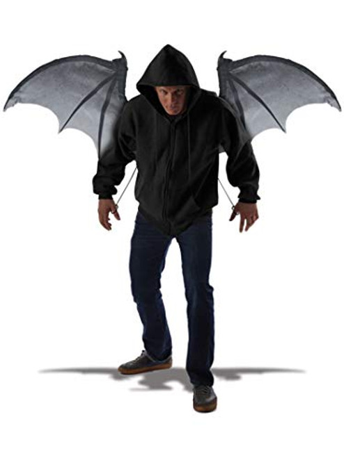 California Costumes Men's Wicked Wings, Gray/Black, One Size