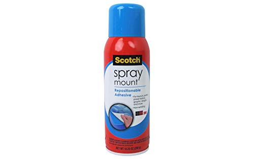 Scotch Spray Mount Adhesive, 10-1/4 Ounces Scotch Spray Mount Adhesive, 10-1/4 Ounces