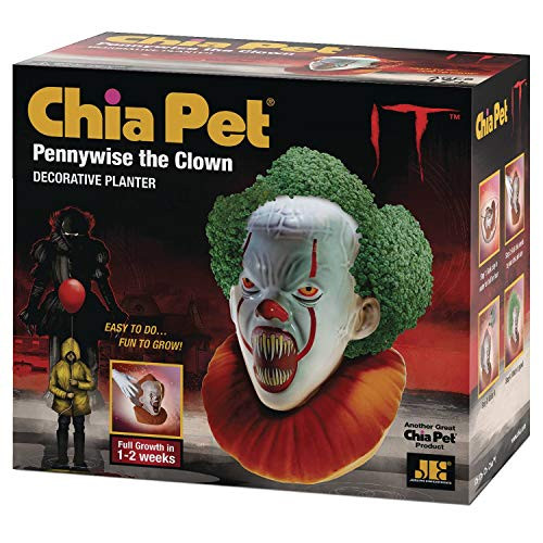 Chia Pet Decorative Pottery Planter (IT - Pennywise Screaming)