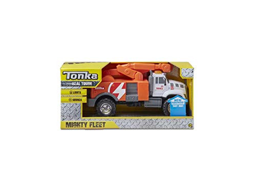 Tonka Mighty Fleet Cherry Picker Rescue Vehicle. Mighty Fleet. Lights and Sounds.