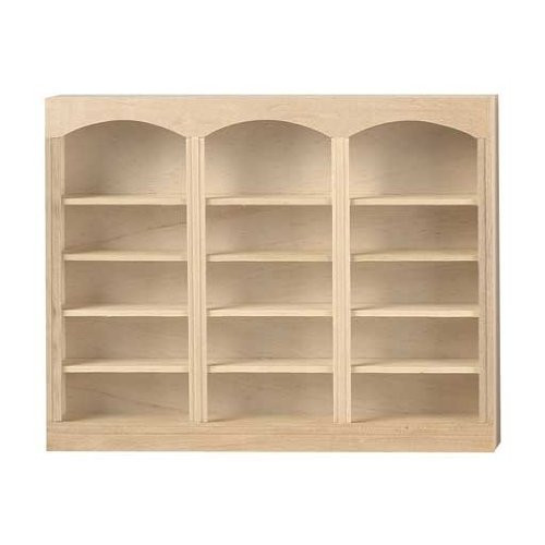 Houseworks, Ltd. Dollhouse Miniature Three-Unit Bookcase