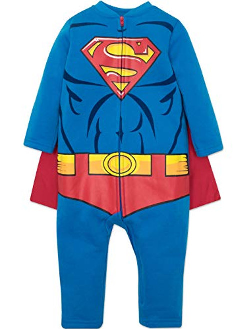 Warner Bros. Justice League Superman Toddler Boys Costume Coverall & Cape (5T)