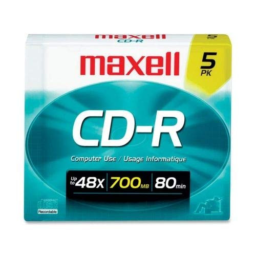 Maxell Cd-r Pro for Photo 48x 700mb 5 Pack