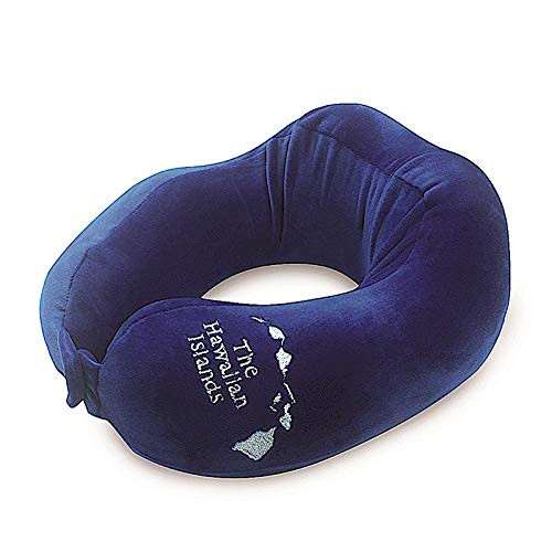 Hawaiian Memory Foam Travel Neck Pillow: Hawaiian Islands