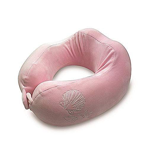Island Heritage Hawaiian Memory Foam Travel Neck Pillow: Seashells