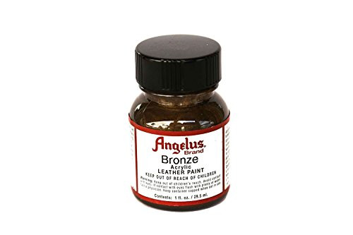 Angelus Acrylic Leather Paint - 1 Ounce, Bronze Angelus Acrylic Leather Paint - 1 Ounce, Bronze