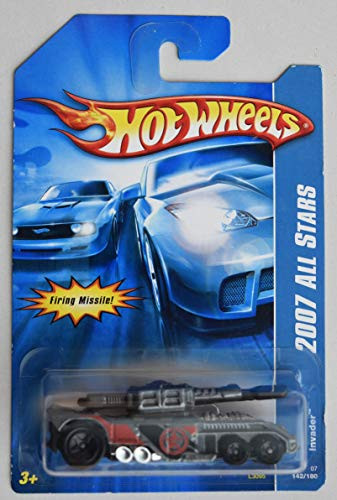 Hot Wheels 1:64 Scale die cast 2007 All Stars, Gray Invader 142/180