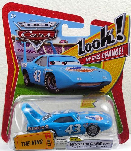 Disney / Pixar CARS Movie 1:55 Die Cast Car with Lenticular Eyes The King