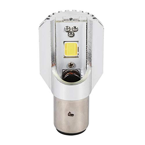 Motorcycle COB LED Headlight Blub, High/Low Beam COB Moped Scooter Motobike Headlamp Xenon White Light Headlight Bulb, Keesno DC 12V 800LM 6500K