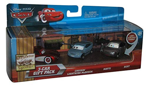 Disney / Pixar CARS Movie 155 Die Cast Cars with Lenticular Eyes 3Car Gift Pack Richard Clayton Kensington, Fred Marco Axelbender