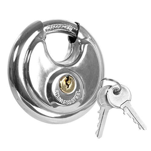 FJM Security Flat Key Disc Padlock, SX-797