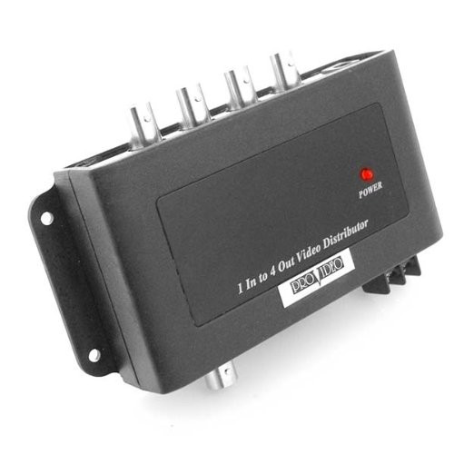 Speco VIDDIST 1 in/4 Out Video Distribution Amplifier 1 Input to 4 Output Video Bnc Splitter