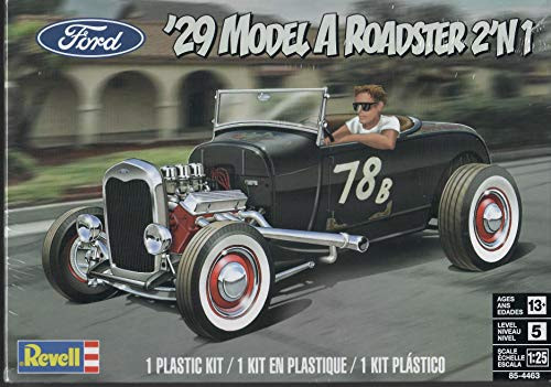 Revell 14463 Model A Roadster Calif Wheels, Multi Colour