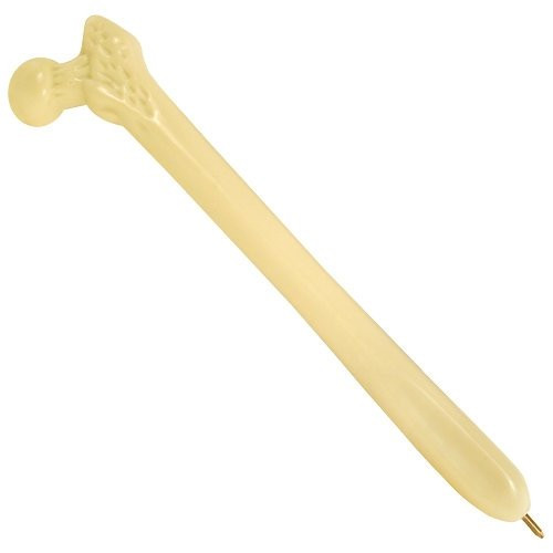 ALPI Femur Bone Pen | Plastic Femur Shaped Pen (1-Count) | White Bone Ballpoint Pens for Doctors/Dr, Artists, Nurses, Schools, Office, Party, Halloween, Thanksgiving & Christmas | 5.5 x 1 x 0.25