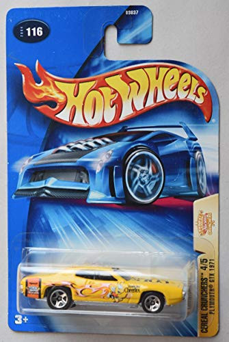 Hot Wheels 2004 Plymouth GTX 1971 Cereal Crunchers 4/5 #116 Honey Nut Cheerios
