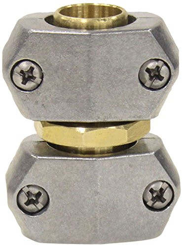 Gilmour 313GARP PRO Premium Zinc and Brass Hose Menders, Fits All 5/8-Inch and 3/4-Inch Hose