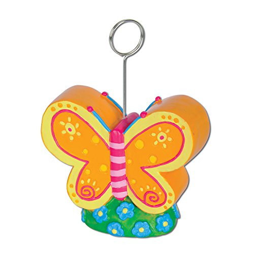 Butterfly Photo/Balloon Holder Party Accessory (1 count)