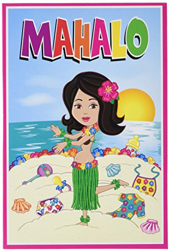 Hula Baby Thank You Notes (envelopes included) (8/Pkg)