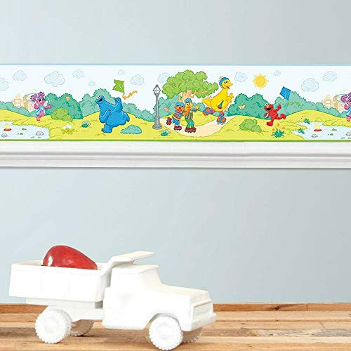 RoomMates Sesame Street Peel and Stick Wallpaper Border