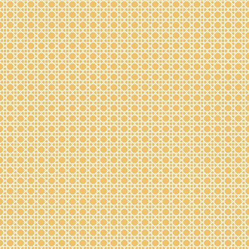 RoomMates Yellow Caining Peel and Stick Wallpaper