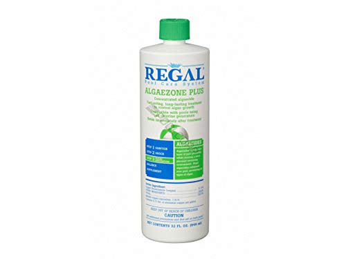 Regal Algaezone Plus 1 Qt. Bottle Concentrated Algaecide for Swimming Pools and Spas