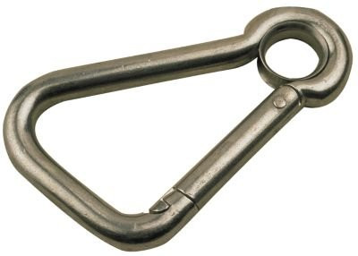 SEADOG LINE Asymmetrical SNAP Hook with Eye Insert, S.S. Asymmetrical SNAO W/Eye 4-3/4IN