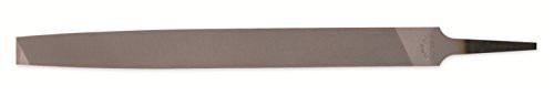 Crescent Nicholson Rectangular Mill Hand File Without Handle, Single Cut, American Pattern, Bastard Cut, 6" Length (Pack of 1)