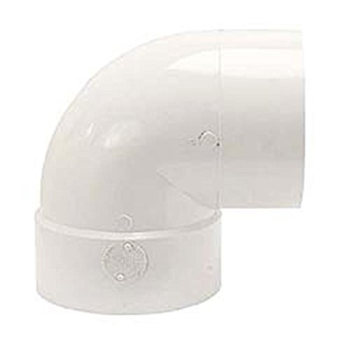 Genova Products PVC Short Turn Street Elbow, 4"