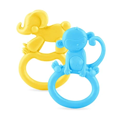 Nuby Zooloops 4pc Teethers, Boy