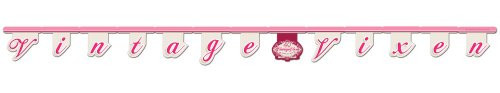 Creative Converting Vintage Vixen 40th Birthday Jointed Letter Banner