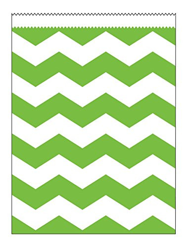 Creative Converting Paper Treat Bags, Large, Fresh Lime