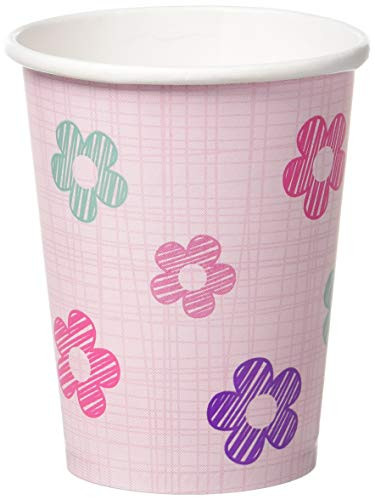 Creative Converting One Is Fun Girl Cups Party Supplies, 9 oz, Multicolor